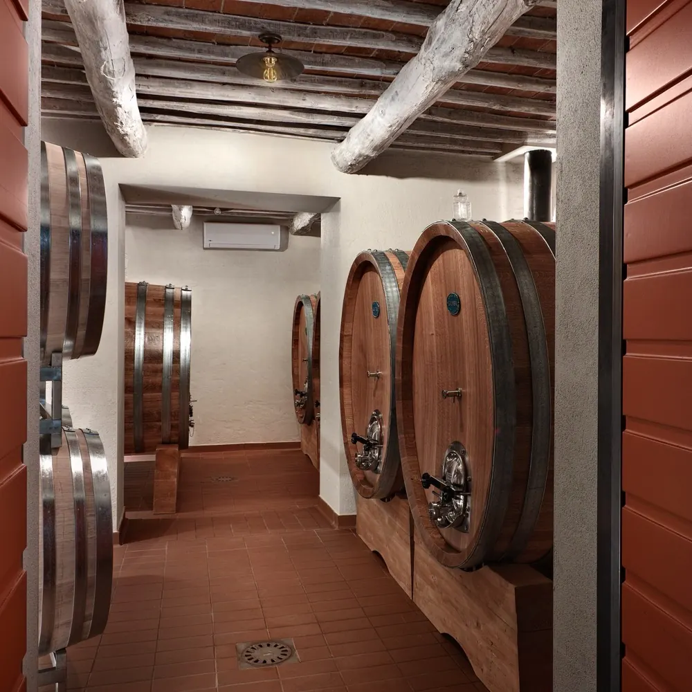 The red doors into the cellar