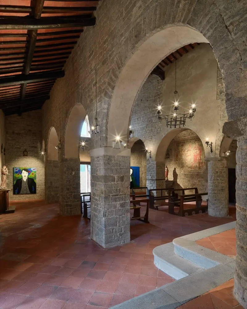 The arches of the nave