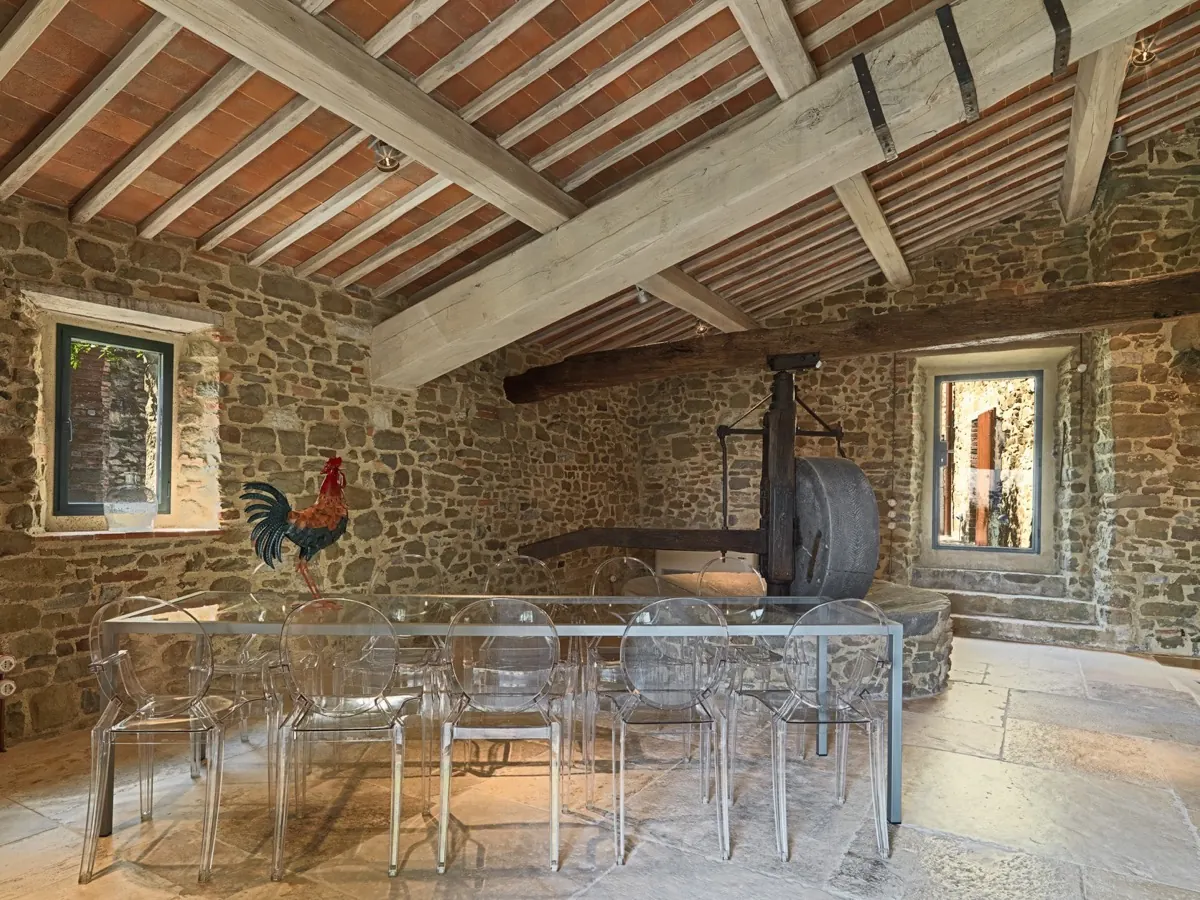 A table laid in the mill