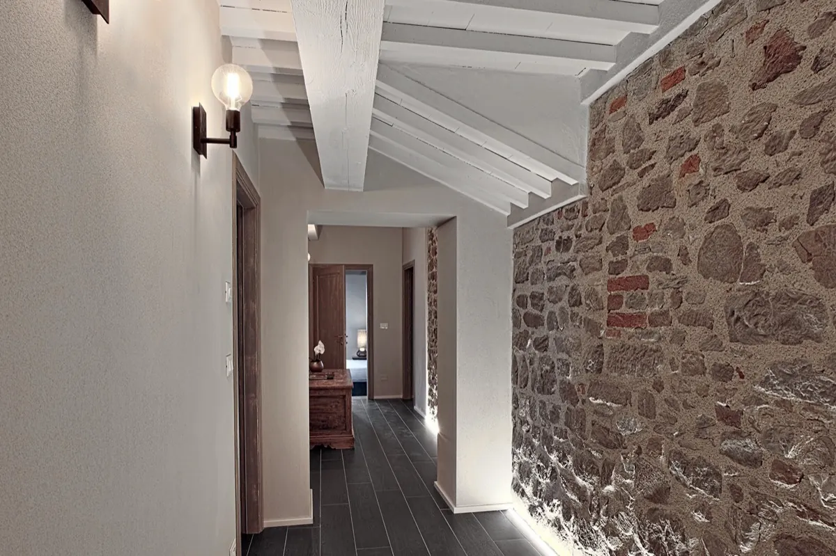 The passage through the house